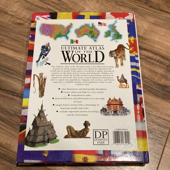 Ultimate Atlas of the World ~ hardcover book~ atlas for children - Picture 3 of 4